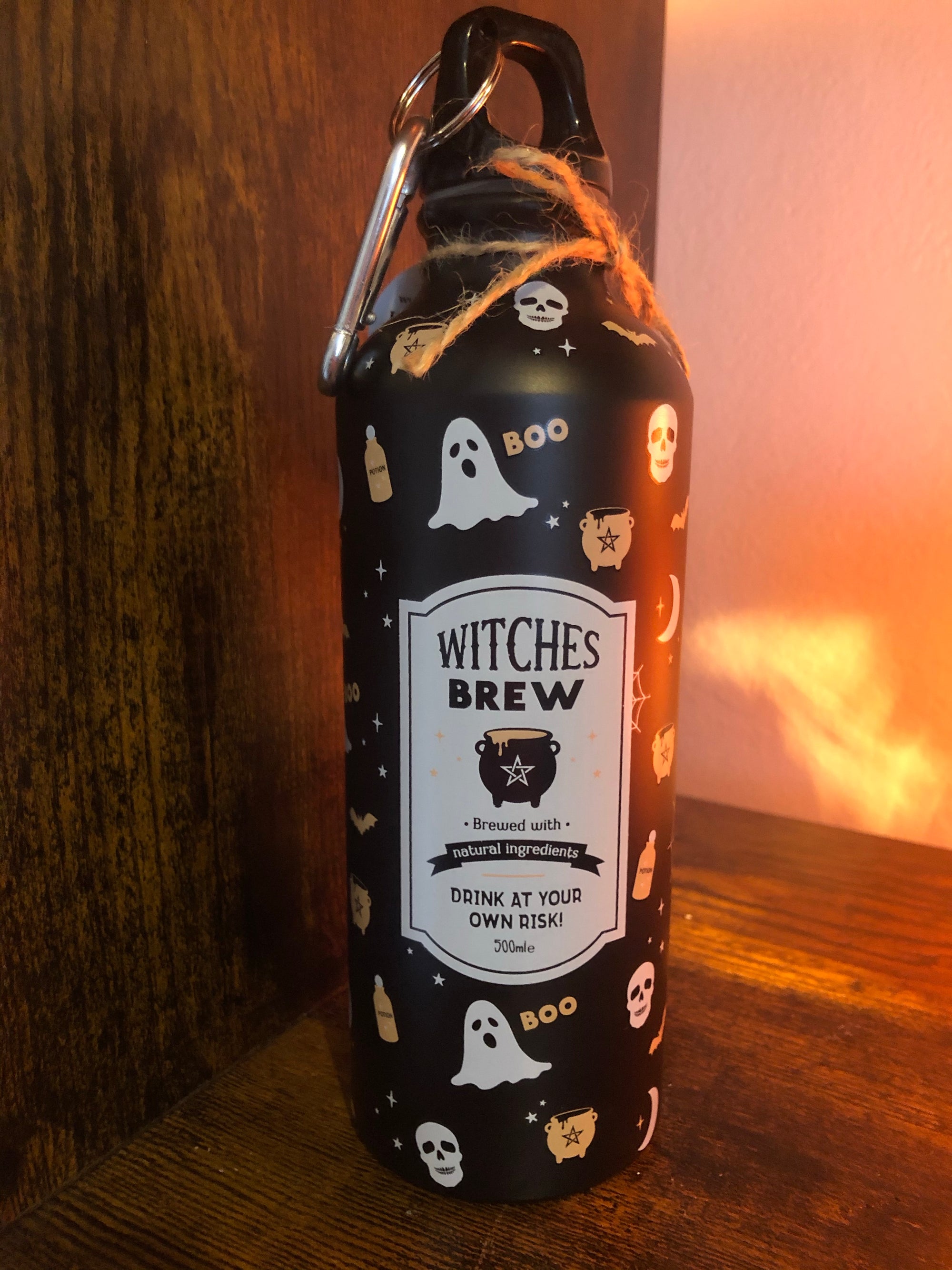 Witches brew water bottle