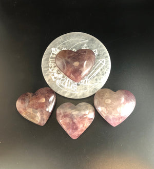 Lavender Quartz Heart