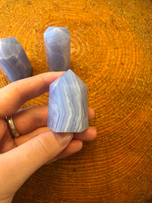 Blue Lace Agate Towers