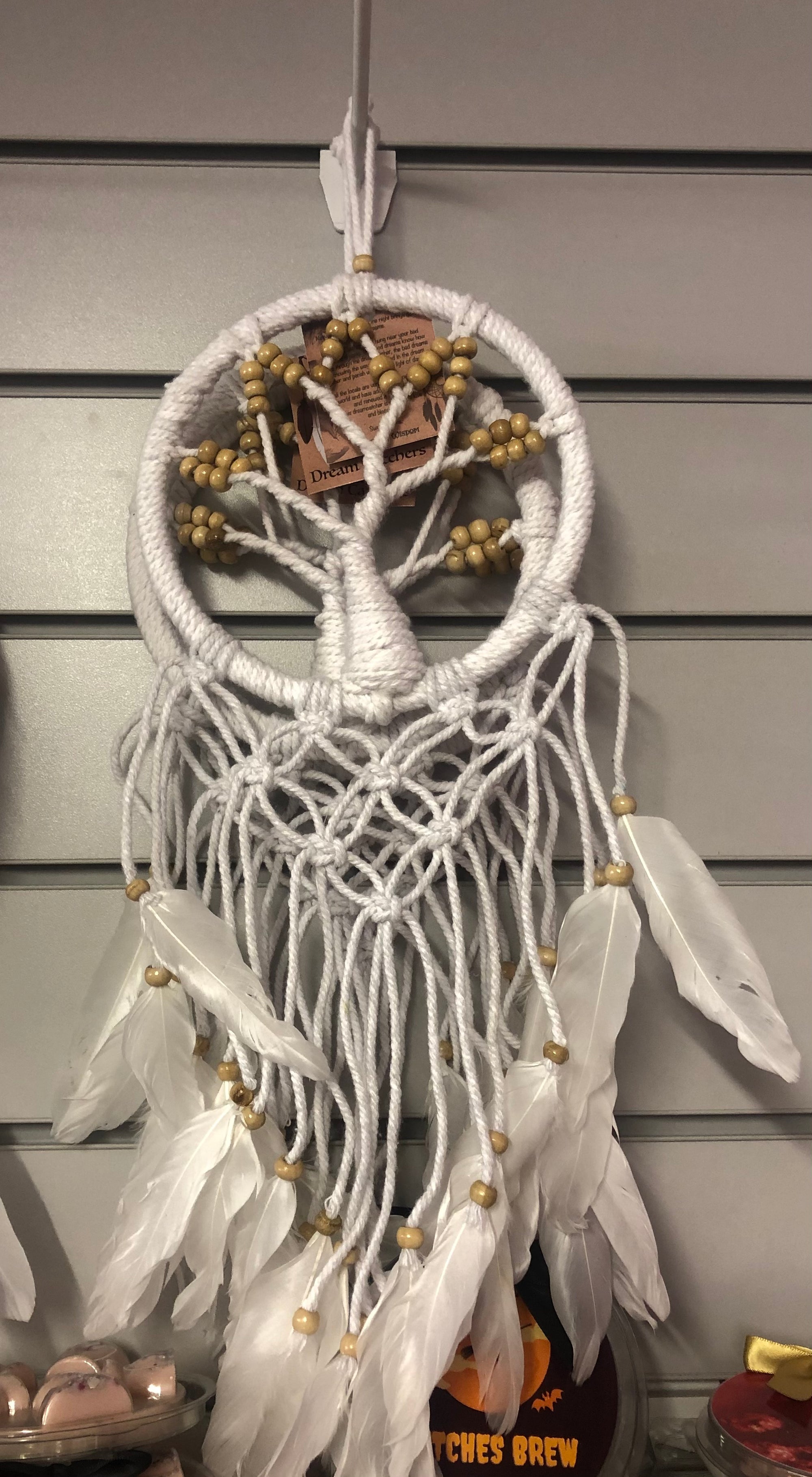 White Tree Of Life Dreamcatcher